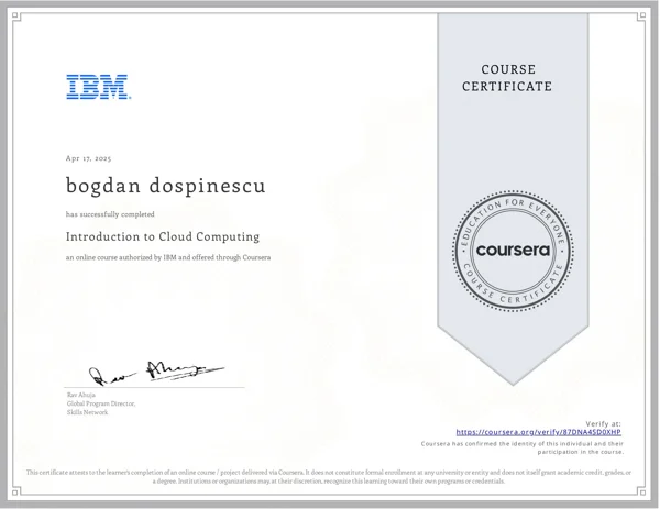 IBM — Introduction to Cloud Computing